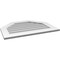 Ekena Millwork Octagonal Top Surface Mount PVC Gable Vent w/ 3-1/2"W x 1"P Standard Frame, 32"W x 24"H GVPOT32X2401SN - alternate 3
